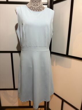 Allegra K Sleeveless A-Line Dress in Light Blue